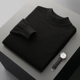 Autumn And Winter New Half-collar Wool Sweater Men's Thin Pullover Bottoming Shirt