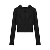Women's Waist Slimming Casual Sweatshirt Small Cropped Sweater Coat