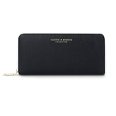 Wallet Fashion Women's Long Cross Pattern Zipper