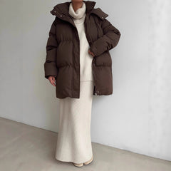 Casual Waist Tight Skinny Slimming Hooded Jacket