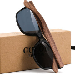 Polarized Sun Glasses Bamboo And Wood M Nail Sunglasses