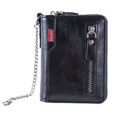 Multiple Card Slots Large Capacity Two-fold Zipper Cash And Card Versatile Bag