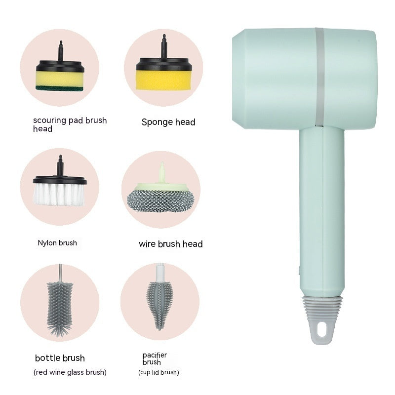 Electric Cleaning Brush Dishwashing Automatic Brush