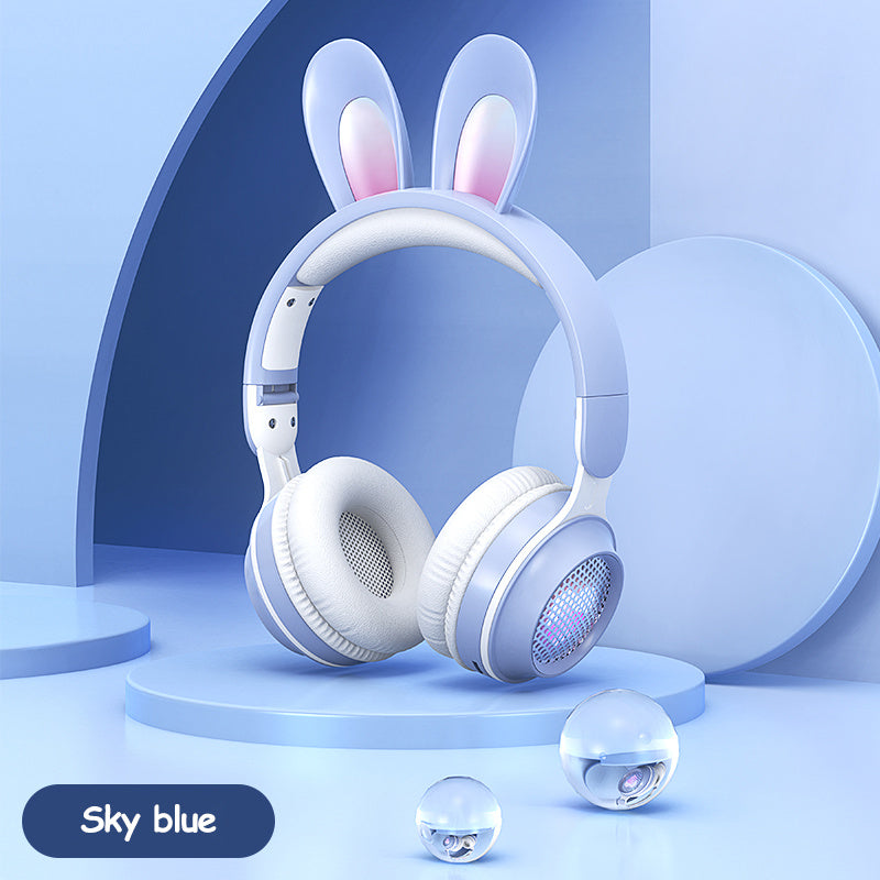 Rabbit Ear Wireless Luminous Extendable Wheat Headphones